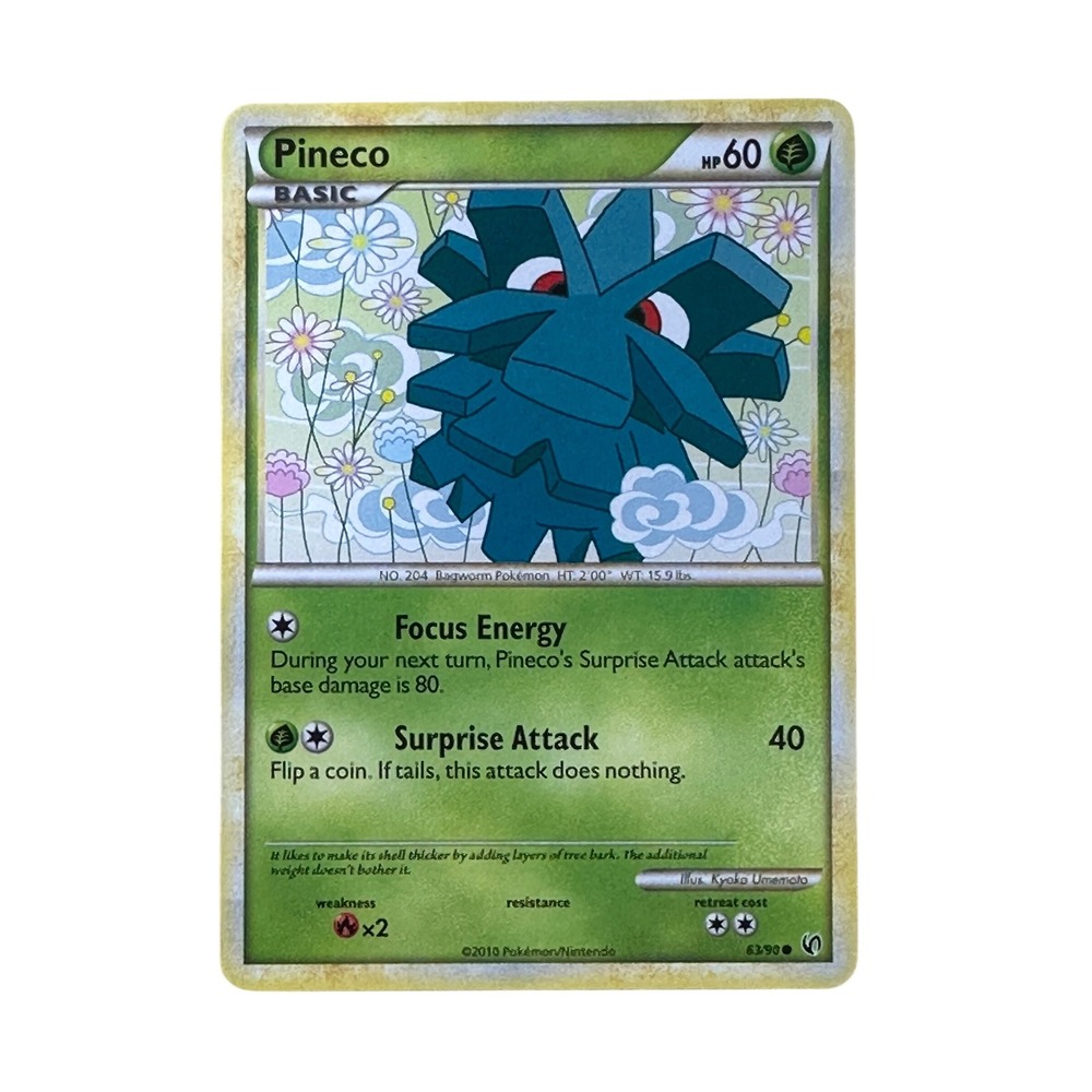 Pineco Pokémon Card - 63/90 - Legendary Collection - Mint‎ Condition MP/LP